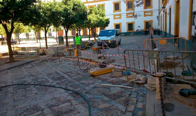Urbanismo suspende «temporalmente» las obras de conservación del Patio de Banderas