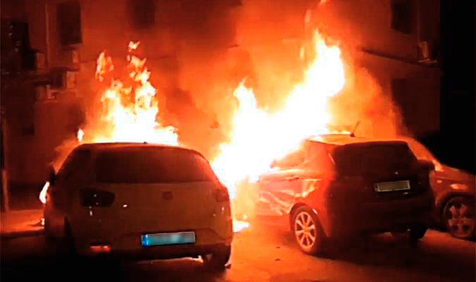 Cs exige más vigilancia ante la quema de coches en La Barzola
