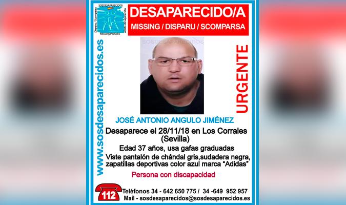 Imagen del vecino de Los Corrales desaparecido. / El Correo