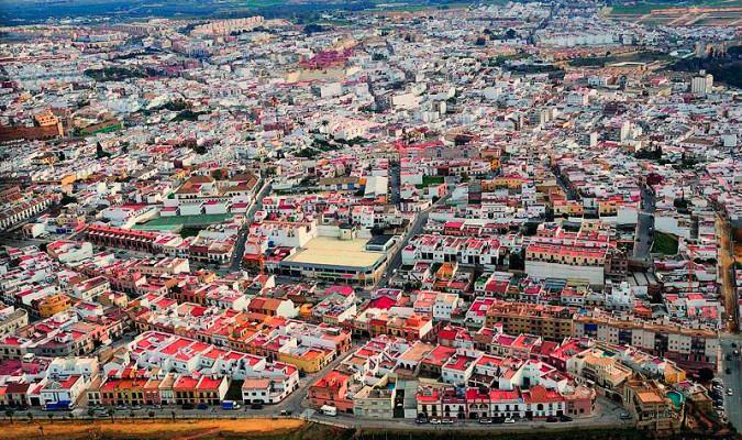 Vista aérea del municipio de Alcalá de Guadaíra, en una imagen de archivo. / El Correo