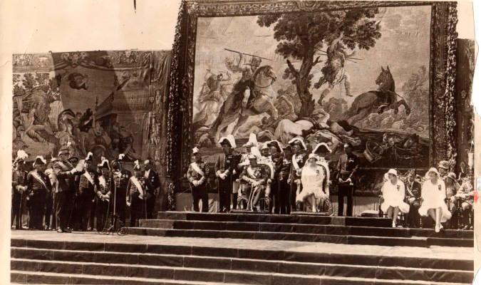 Inauguración de la Exposición de 1929.