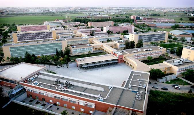Vista aérea de la Universidad Pablo de Olavide (UPO). / El Correo