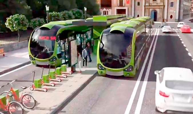 Tussam compra once autobuses para el tranvibús hasta Torreblanca