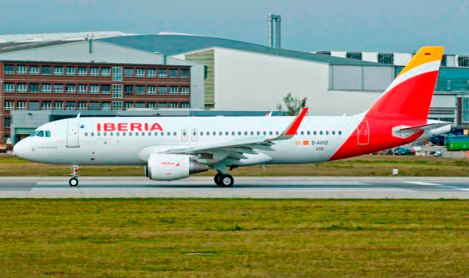 Avión de Iberia en una imagen de archivo. / El Correo.