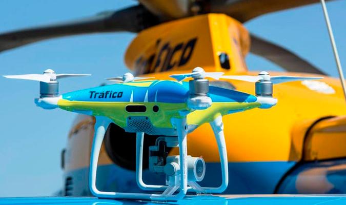 Los drones de la DGT comienzan a multar en la Operación Salida de agosto