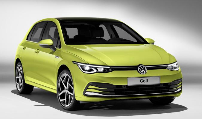 El frontal del nuevo Volkswagen Golf es lo que más cambia respecto a las generaciones anteriores.