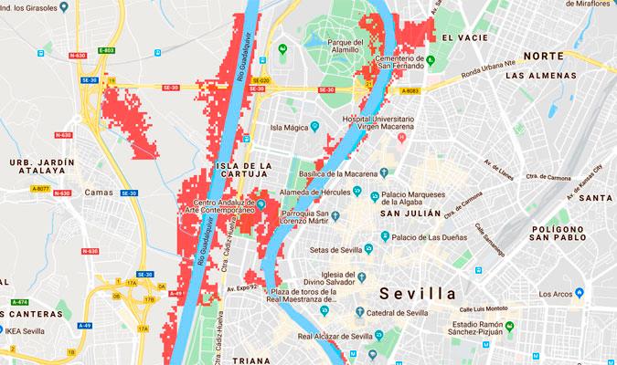 Huelva y Cádiz se verán gravemente afectadas por inundaciones en 2050