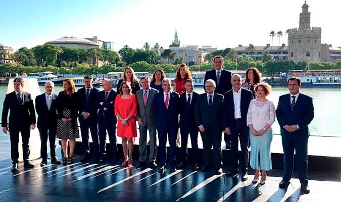 Políticos andaluces en imagen de archivo. / El Correo.