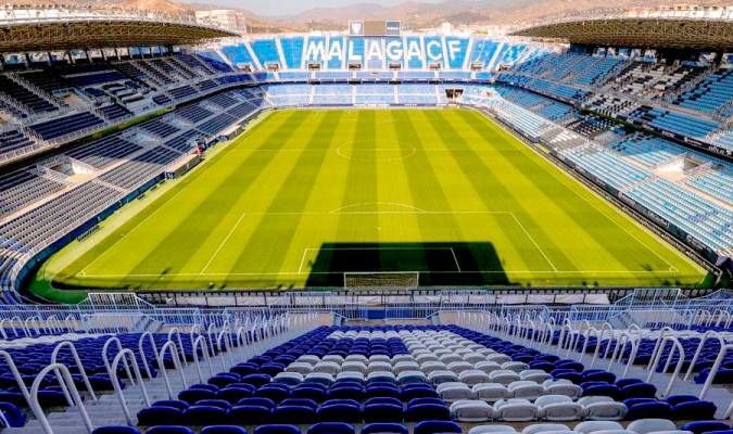 Estadio de La Rosaleda. / Málaga C.F.