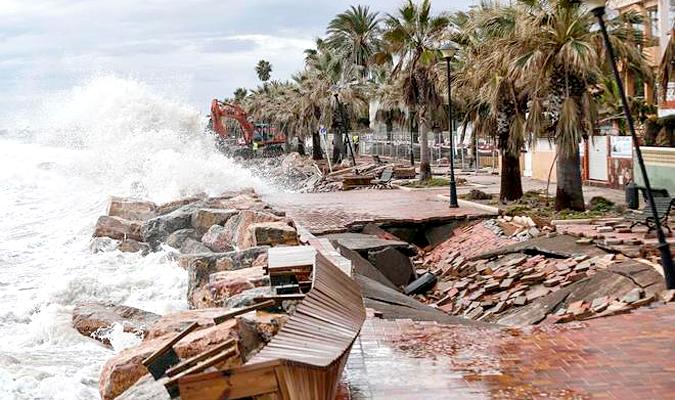 Efectos del temporal en la costa española. Archivo/EFE