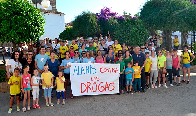 Imagen de la concentración en Alanís. / J.A.F.