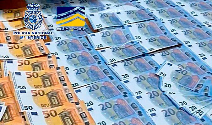 Desmantelan una imprenta clandestina con 250.000 euros en billetes falsos