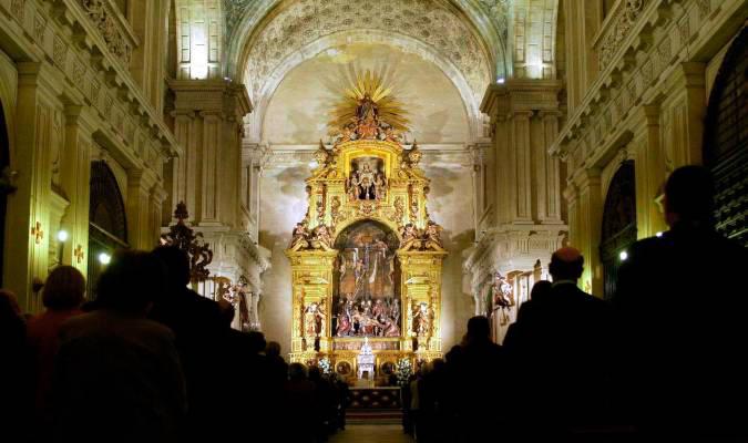Interior de la parroquia del Sagrario de la Catedral de Sevilla. 