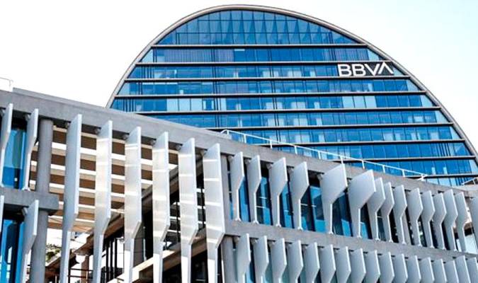 Edificio del BBVA en Madrid. 