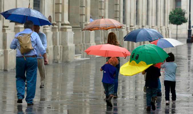 Activado el aviso amarillo por tormentas y lluvias en Sevilla
