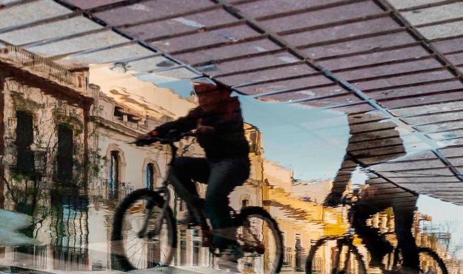 Obras para una nueva vía ciclista en la zona norte de Sevilla
