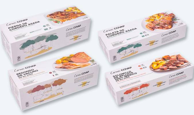 Covap lanza asados navideños con carne de bellota 100% ibérica, de vacuno y cordero
