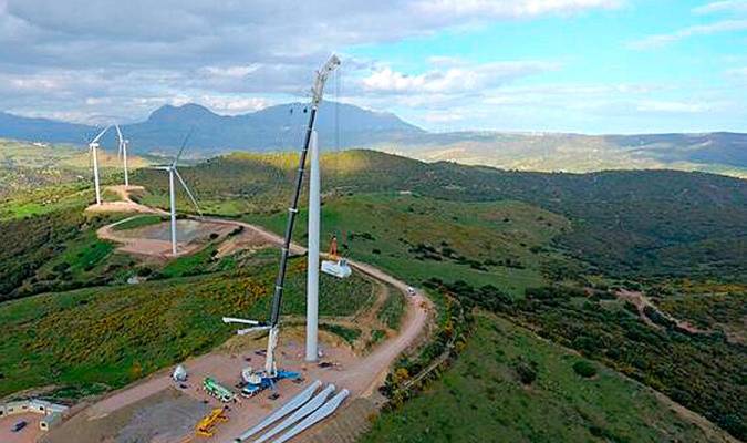 Capital Energy compra siete aerogeneradores para el parque Loma de los Pinos de Lebrija