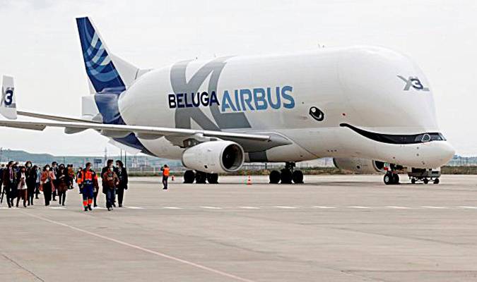 Un Airbus Beluga XL. / EFE