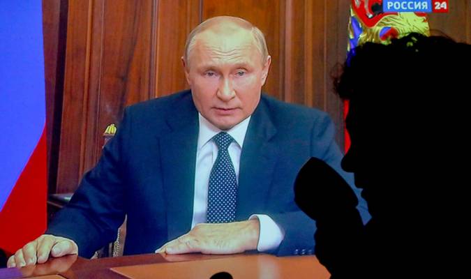 El presidente ruso, Vladímir Putin, anunció hoy una "movilización parcial" en un mensaje televisivo a la nación, en el que acusó a Occidente de buscar la destrucción de RusiaEFE