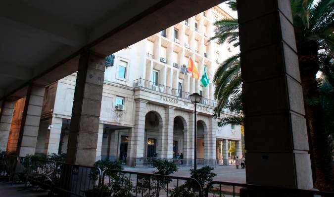 Exterior de la Audiencia Provincial de Sevilla.