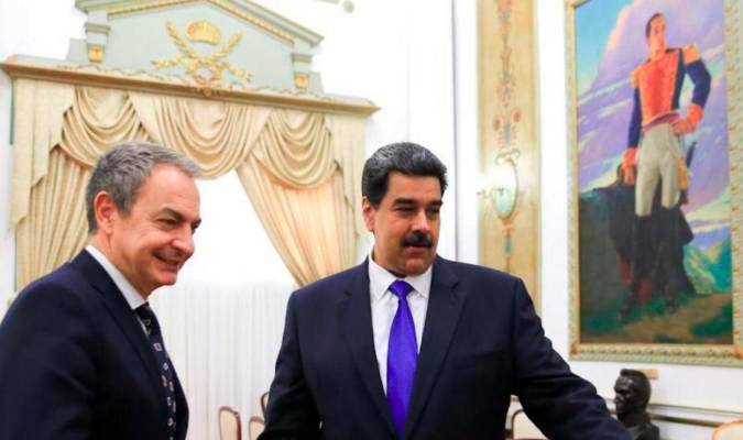 ¿Qué hace Zapatero con Maduro?
