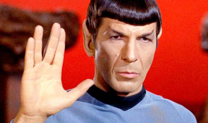 Spock, interpretado por Leonard Nimoy, en Star Trek.