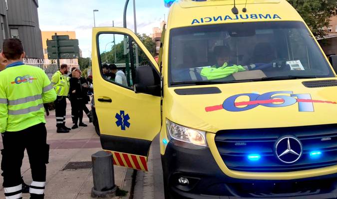 Ambulancia del 112 en Murcia.
