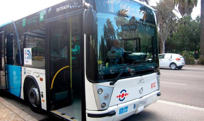 Autobús de la EMT Empresa Malagueña de Transportes.