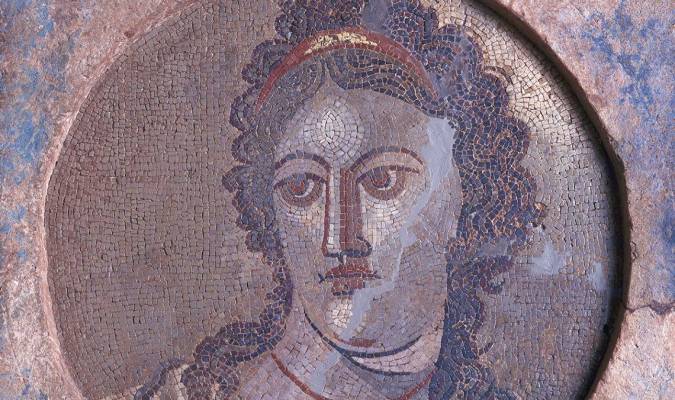 Mosaico de Mnemósine del siglo III d. C.