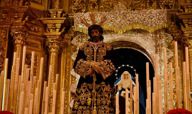 La imagen de Nuestro padre Jesús de la Sentencia recibe culto en la Basílica de la Macarena / Carmen Osuna