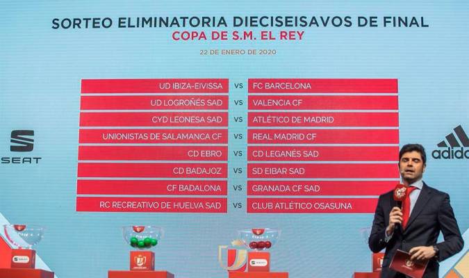 Sorteo de la Copa del Rey: Rayo-Betis y Sevilla-Levante