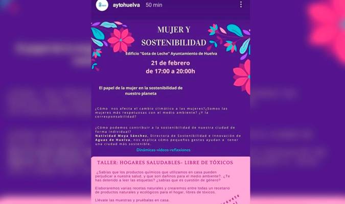 El Ayuntamiento de Huelva pone a la mujer a limpiar con productos ecológicos para combatir el cambio climático
