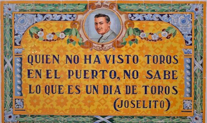Joselito pronunció esta mítica frase, inmortalizada en el azulejo, durante la Semana Grande de San Sebastián de 1916.