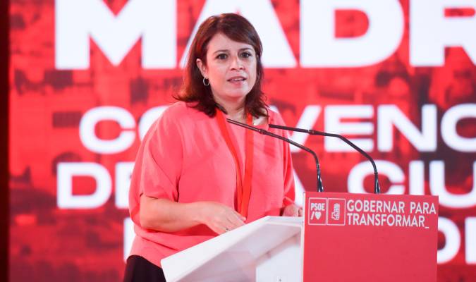 Adriana Lastra, en un acto del PSOE. / E.P.