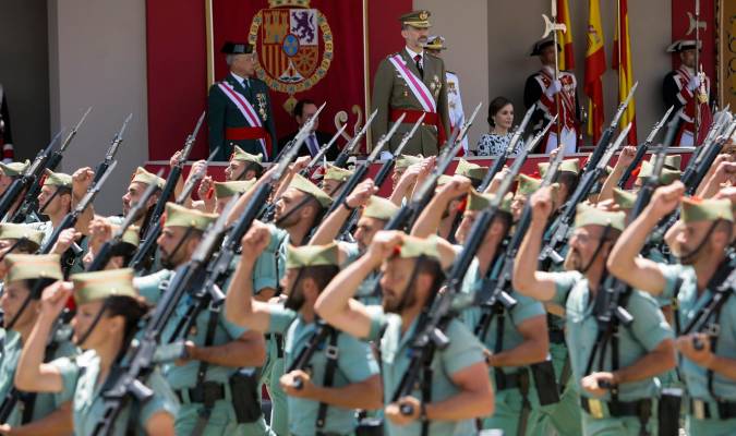 Imagen de archivo del desfile de las Fuerzas Armadas. EFE/Pepe Zamora