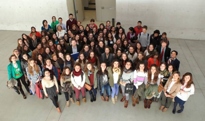 Grupo de alumnos de Excelencia Literaria en la Universidad de Navarra