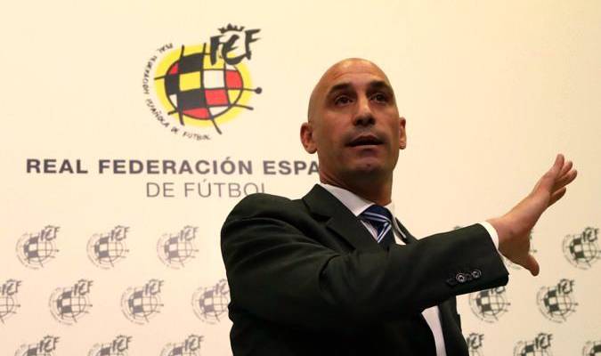 Luis Rubiales, presidente de la Real Federación Española de Fútbol. / EFE