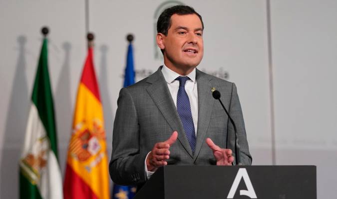 El presidente de la Junta de Andalucía, Juanma Moreno. / Jesús Morón