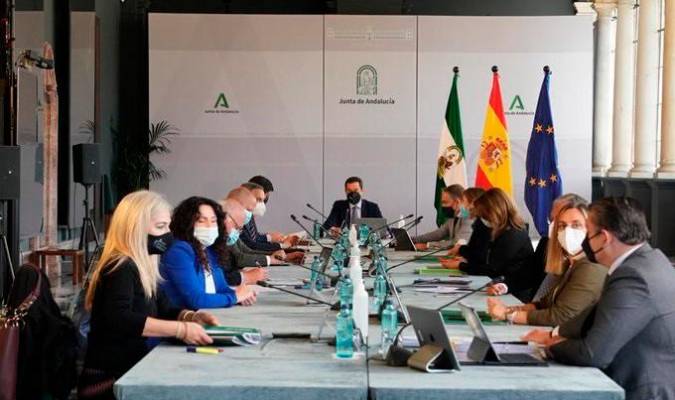 Reunión del Consejo de Gobierno de la Junta de Andalucía.