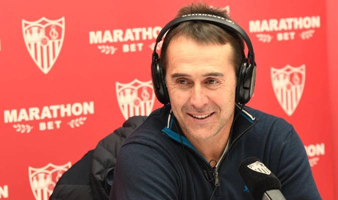 Julen Lopetegui, técnico del Sevilla. / SFC