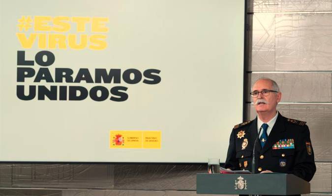 El subdirector general de Logística e Innovación de la Policía Nacional, el comisario principal José García Molina. / Efe