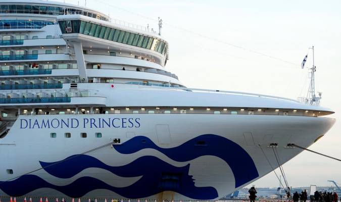 Hay 174 infectados por coronavirus en el crucero ‘Diamond Princess’