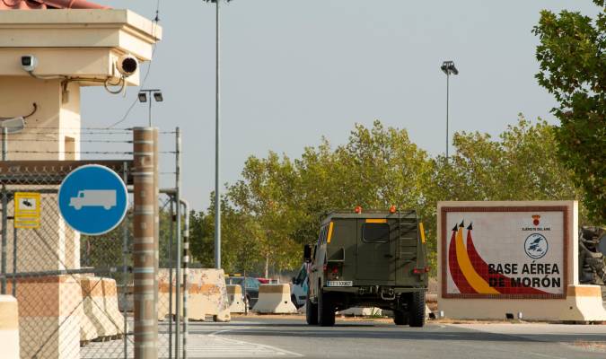 Entrada a la base militar de Morón de la Frontera (Sevilla). EFE/ Raúl Caro.
