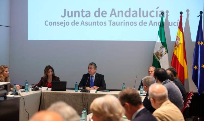 El consejero Antonio Sanz, en la reunión del CATA del pasado mes de noviembre.