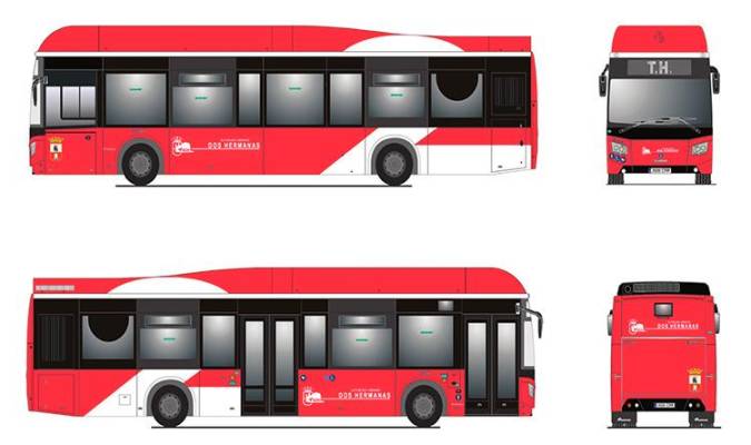 Los nuevos autobuses nazarenos contarán con un nuevo diseño