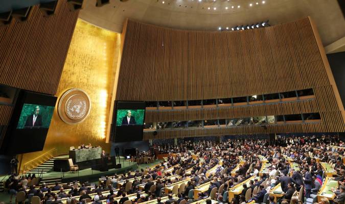 Asamblea General de la ONU, en una imagen de archivo. EFE/Andrew Gombert