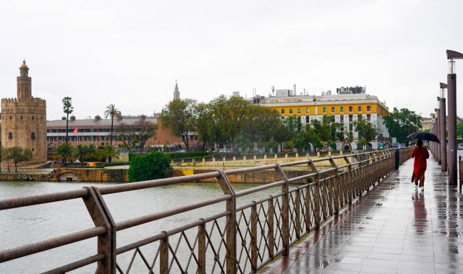 Una DANA deja avisos por lluvias fuertes en Andalucía