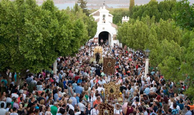 Romería de San Benito en su ermita de Castilblanco de los Arroyos el último domingo de agosto (Foto: Francisco J. Domínguez)