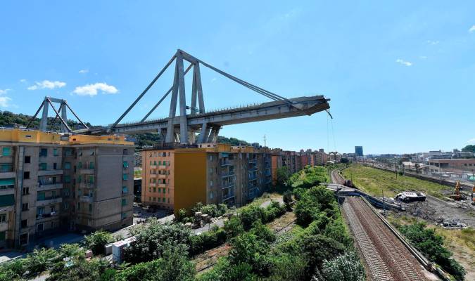 La mafia perdió un camión con 900 kilos de hachís en el derrumbe del puente de Génova